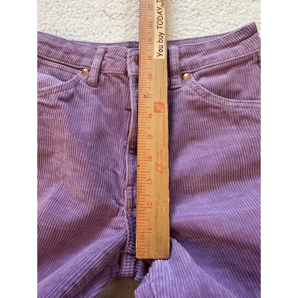 Wrangler Women's Corduroy Size 24/34 Purple Westward High Rise Bootcut 626 Pants - Picture 6 of 8